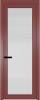 Межкомнатная дверь Profil Doors 1 AGP цвет профиля Красный антрацит, стекло безопасное 6 мм мору осветленное 700x2000