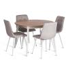 Стул Tetchair Chilly (mod. JSC-220) 24343 светло-серый, белый, велюр фото 6