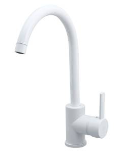 Смеситель для кухни OneLife P04-001W,белый