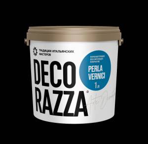 Защитное декоративное покрытие Decorazza Perla Vernici база Argento 0.4 л Защитное декоративное покрытие Decorazza Perla Vernici база Argento 0.4 л