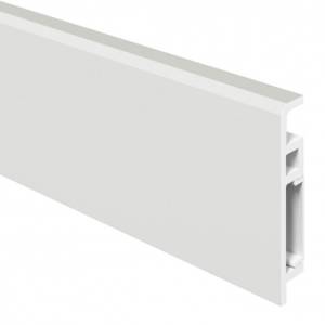 Плинтус CronaFloor Foresta BK013 Белый матовый 2000x70x13
