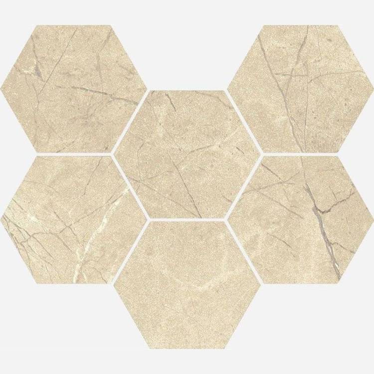 Мозаика Italon Шарм Экстра 620110000066 Аркадиа Гексагон Пат. 25x29