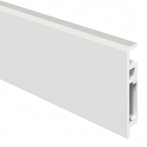 Плинтус CronaFloor Foresta BK013 Белый матовый 2000x70x13