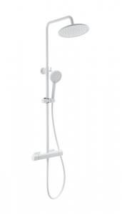 Душевая стойка Wonzon & Woghand WW-B3051-A-MW с термостатом, белый