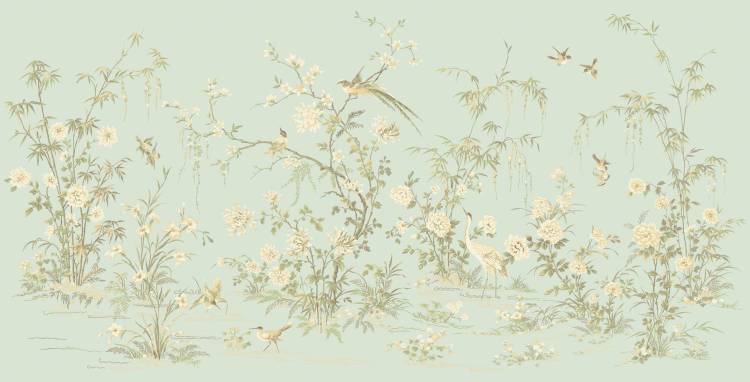 Бесшовные Eco обои Ortograf Flora 31210 Blossoming reed Шелк OE-H