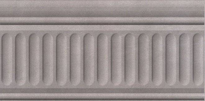Бордюр Kerama Marazzi Александрия 19033/3F серый структурированный 20x9.9