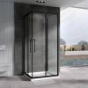 Душевой уголок Abber Schwarzer Diamant AG02100BH-S100B Черный фото 2
