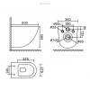 Комплект Унитаз подвесной BelBagno Amanda BB051CHR с сиденьем BB051SC + Система инсталляции для унитазов BelBagno BB002-80 с кнопкой смыва BB005-PR-CHROME фото 8