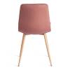 Стул Tetchair Chilly (mod. JSC-220) 24346 коралловый, натуральный, велюр фото 4