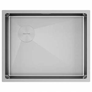 Мойка кухонная Paulmark Next-Skew 54-L Uni PM885444-L-BS Брашированная Нержавеющая Сталь, 54x44