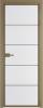 Межкомнатная дверь Profil Doors 5 AX цвет профиля Шампань, стекло безопасное 6 мм мору белый 700x2000