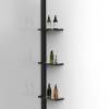 Душевая перегородка Vincea Walk in WS VSW-1HWS700CLB профиль черный, стекло прозрачное, 70x200 фото 2
