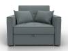 Кресло-кровать Лига Диванов Лига-104 (80) 134844 Серый фото 2