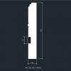 Плинтус Evrowood PN 120 led 200x1.6x11 фото 2