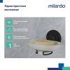 Мыльница Milardo Easy EASBWSGM42, черная матовая фото 5