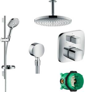 Душевой комплект Hansgrohe Raindance Select E 300 27337000+26630000+27506000+15771000+1800180