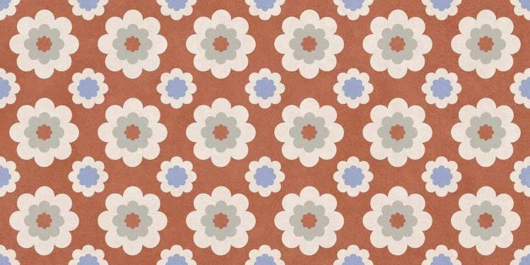Декор Piemme Valentino Homey 5241 Flower Cotto Nat/Ret 60x120