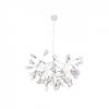 Подвесная светодиодная люстра Crystal Lux Evita SP63 White/Transparent