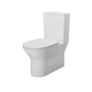 Унитаз-компакт Ambassador Elysium 187K19001RS безободковый, с крышкой-сиденьем микролифт