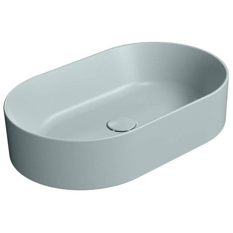 Раковина GSI Kube X 945815 60 см, голубая матовая