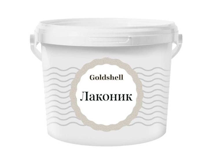 Фактурная штукатурка с минеральным наполнителем Goldshell Лаконик 15 кг
