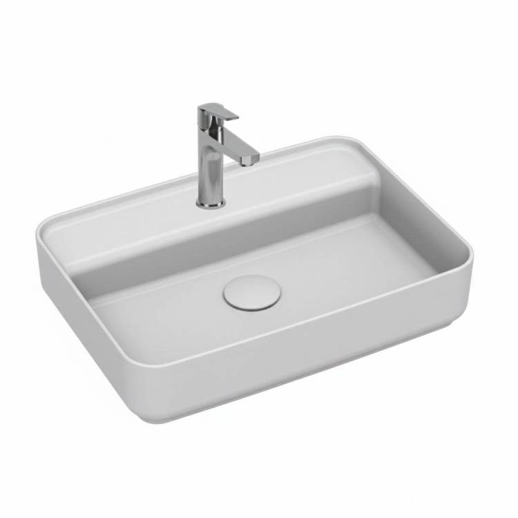 Раковина Isvea Infinity 10NF66055SV-2L 55 см, белая матовая