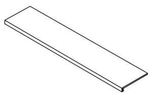Ступень Atlas Concorde Russia Forte dei Marmi Rock 620070002887 Lunar Grey Scalino Frontale 33x120
