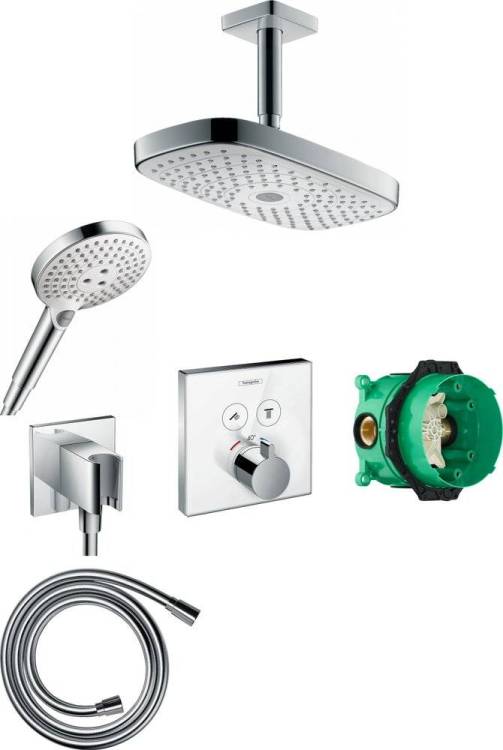 Душевой комплект Hansgrohe Raindance Select E 300 (2 jet) 27384400 + 26530400 + 26486000 + 28272000 + 15738400