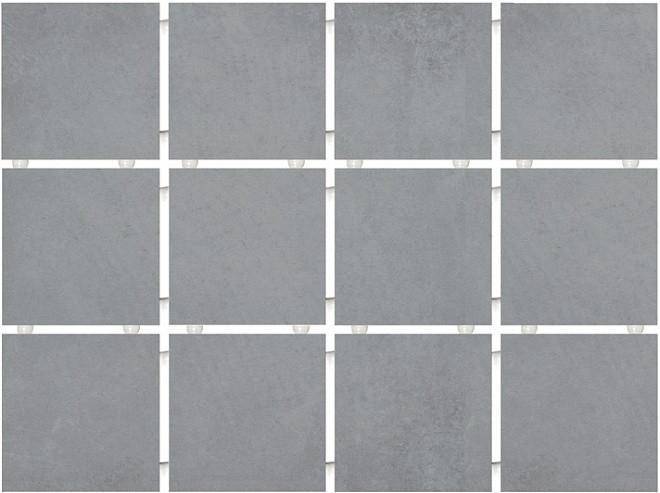 Мозаика Kerama Marazzi Амальфи 1271H Серый (9.8x9.8) 39.8x29.8