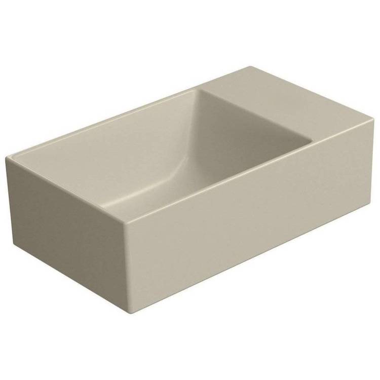 Раковина GSI Kube X 9484008 40 см, бежевая матовая