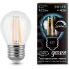Лампа светодиодная диммируемая Gauss Filament 105802205-D
