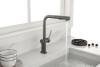 Смеситель для кухни Paulmark Neo Ne214419-GM вороненая сталь фото 8