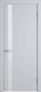 Межкомнатная дверь Владимирская Фабрика Дверей Niuta Ett Cotton стекло White Gloss 600x2000