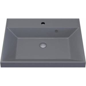 Раковина Uperwood Classic Quartz 291030001 60 см, бетон, серая матовая