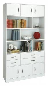 Стеллаж комбинированный МФ Мастер Либерти-62 Либерти-62-БТ белый