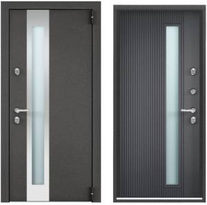 Входная стальная дверь Torex SNEGIR PRO-C MP 961457 Колоре гриджио/ПВХ Оскуро 2000x880