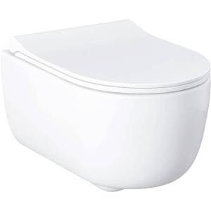Унитаз подвесной Allen Brau Priority 4.31001.20+4.31004.20 с крышкой-сиденьем, белый глянцевый
