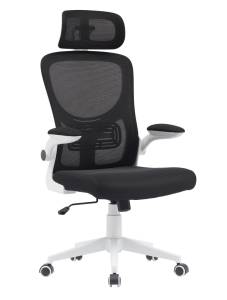 Кресло компьютерное Stool Group TopChairs Airone D-502-1 black белый с черной сеткой
