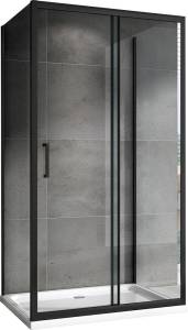 Душевой уголок Abber Schwarzer Diamant AG30180B-S100B-S100B Черный