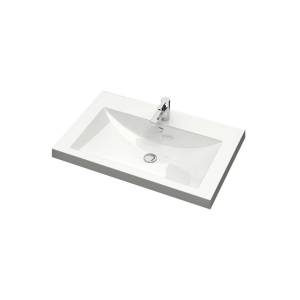 Раковина Uperwood Eva 4548340003 белая, 74.5x47.5