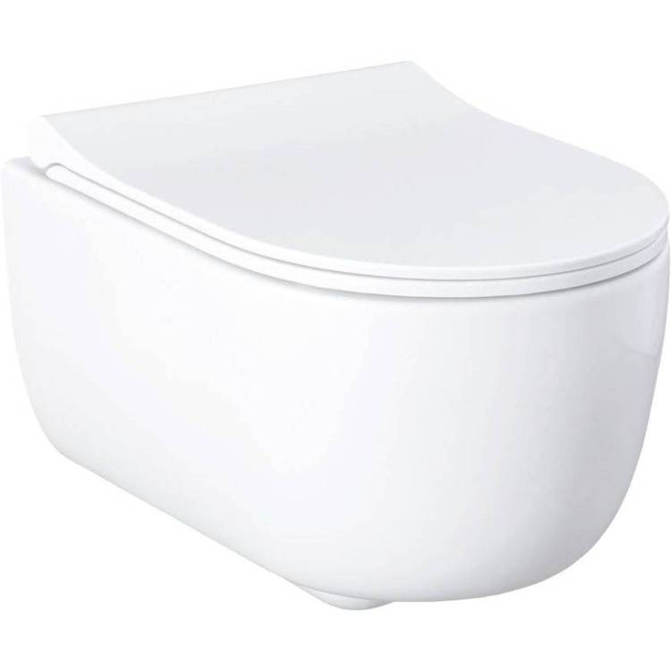 Унитаз подвесной Allen Brau Priority 4.31001.20+4.31004.20 с крышкой-сиденьем, белый глянцевый