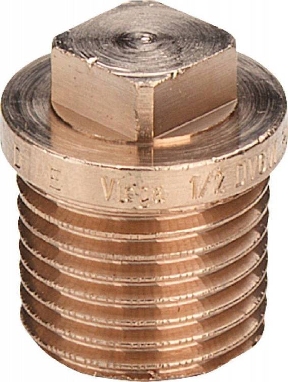 Заглушка Viega модель 3290 3/4 арт. 320089, бронза