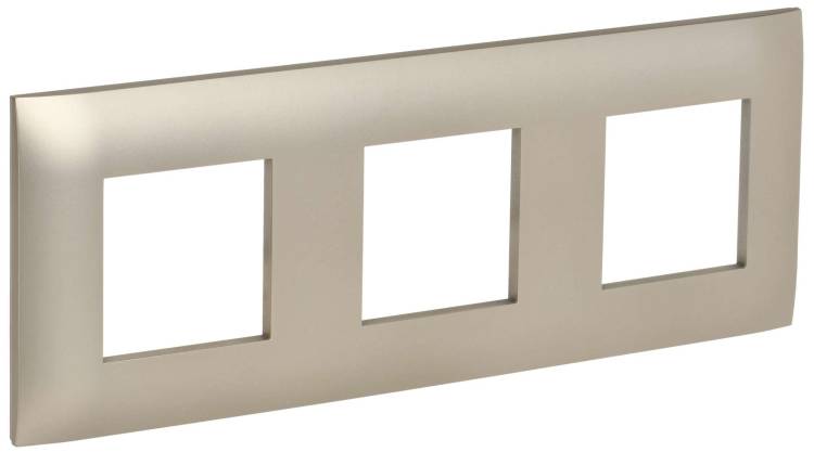 Рамка 3-постовая IEK Skandy SK-M32-K37 шампань
