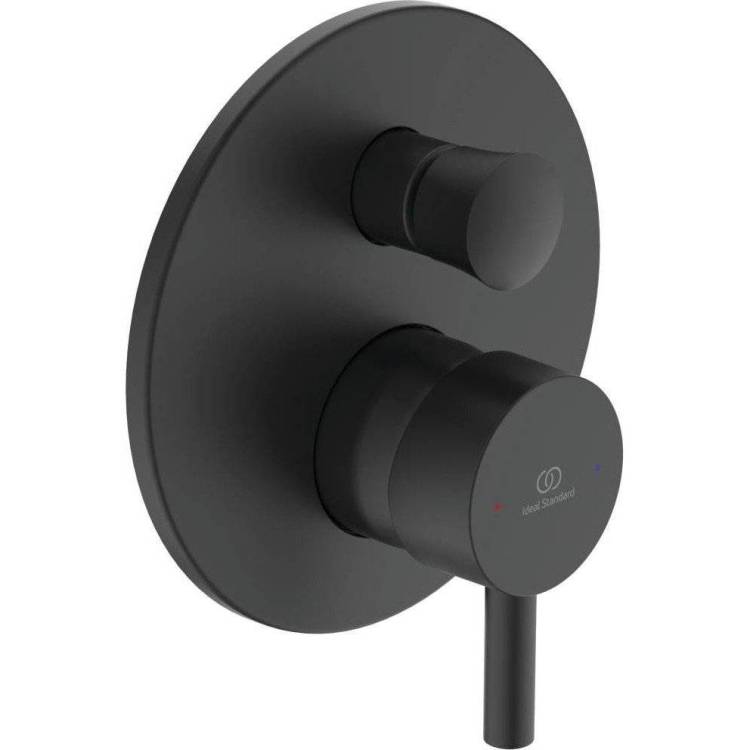 Смеситель для ванны Ideal Standard Ceraline A6939XG с внутренней частью, черный