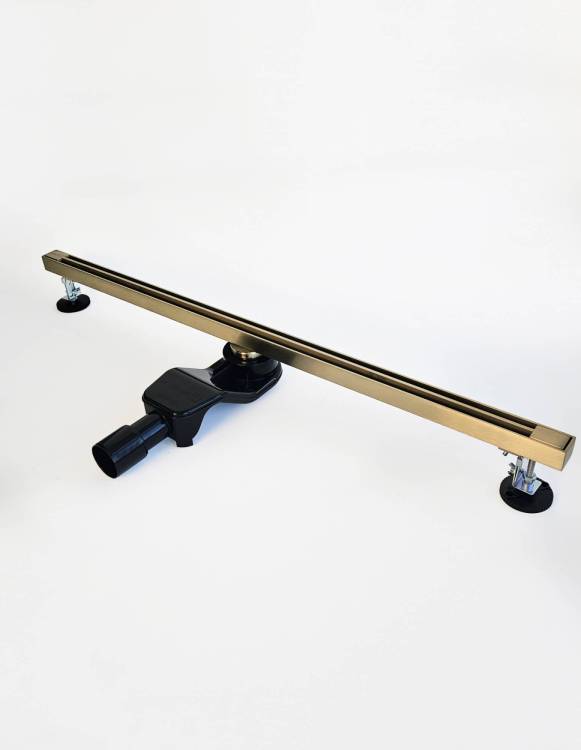 Душевой лоток Wonzon & Woghand WW-65409T-BG Золото, 900x32