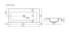 Раковина Ceramica Nova Grace CN7019MBwx черный матовый, 91x45.7 фото 4