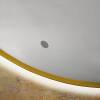 Зеркало с подсветкой Art&Max Sanremo AM-San-1000-DS-F-Gold фото 3