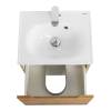 Тумба с раковиной Belbagno Etna ETNA-500-1C-SO-RN-P 49.6x39.2x40 Rovere Nature подвесная с одним выкатным ящиком фото 7