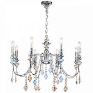 Подвесная люстра Lucia Tucci Maya 4450.8 Chrome