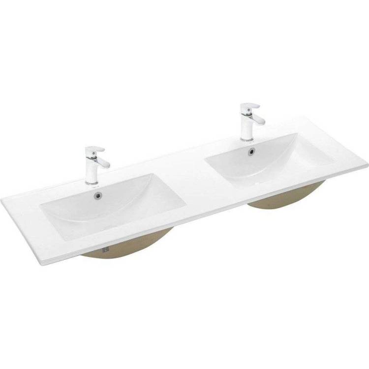 Раковина Weltwasser WW Deilbach 10000003906 7506-1202 120 см, белая глянцевая